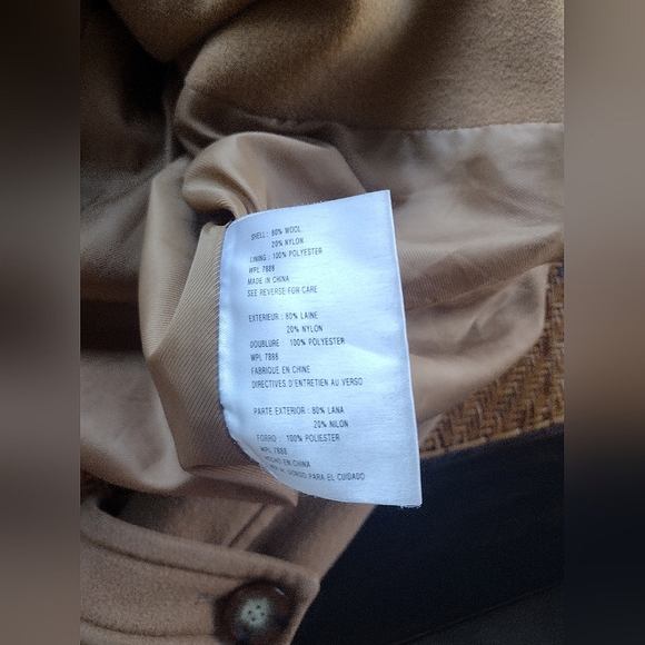 Michael Kors Camel wool peacoat Medium - Picture 7 of 8